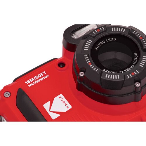 Kodak PIXPRO WPZ2 Digital Camera (Red) (12)