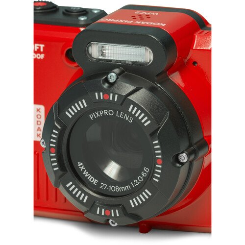 Kodak PIXPRO WPZ2 Digital Camera (Red) (2)