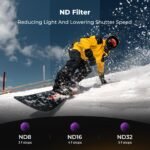 K&F CONCEPT ND Filter Kit Compatible with DJI Osmo Action 6