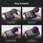 K&F CONCEPT ND Filter Kit Compatible with DJI Osmo Action 6