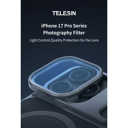 TELESIN 14 Black Pro-Mist Filter for iPhone 17 Series (1)