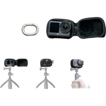 حقيبة حمل صغيرة من TELESIN مخصصة لكاميرات DJI Osmo Action 6 و5 Pro