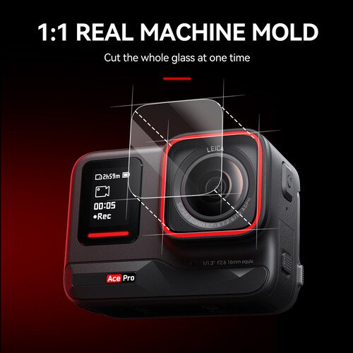TELESIN Tempered Glass Film Set for Insta360 ACE Pro (15)