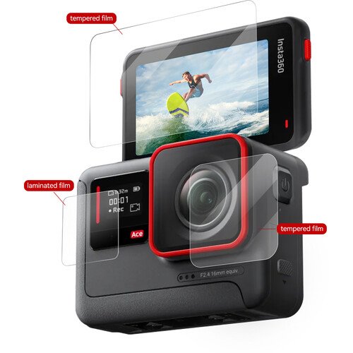 TELESIN Tempered Glass Film Set for Insta360 ACE Pro (5)