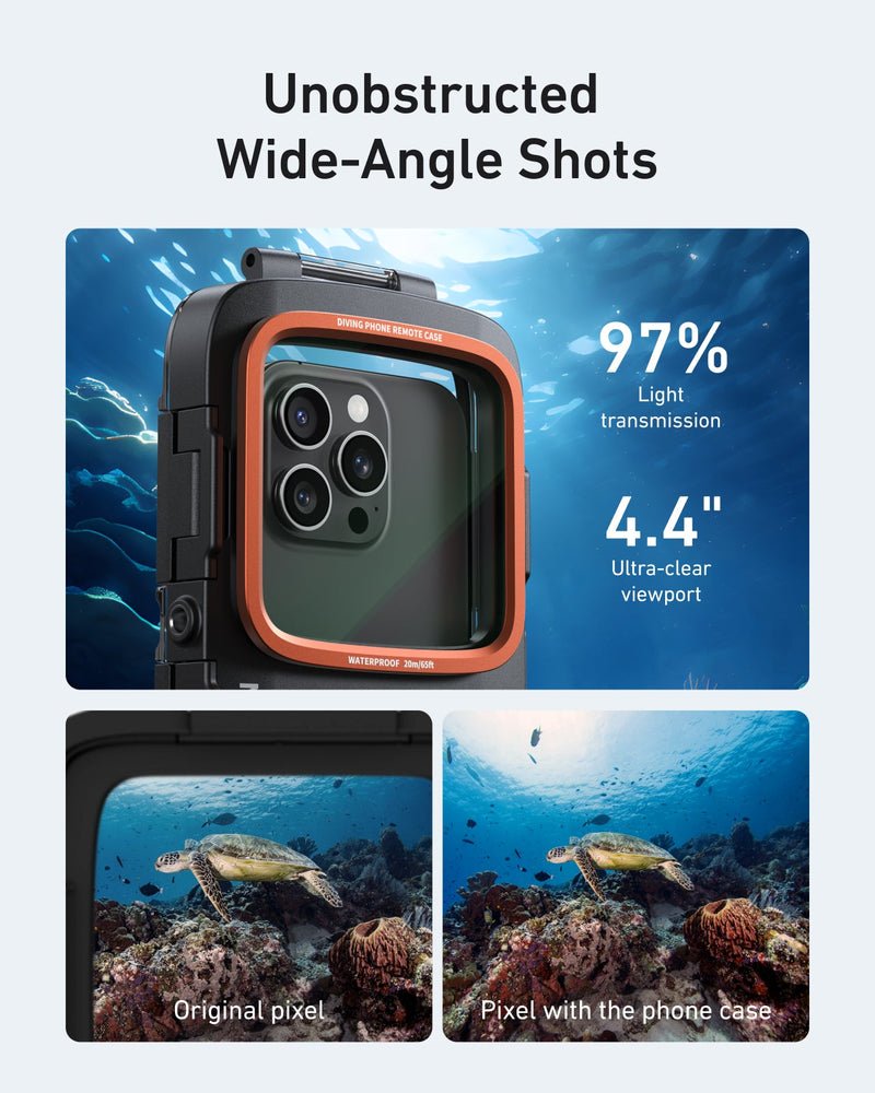 TELESIN Underwater Diving Phone Case3