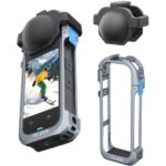 01-TELESIN إطار متعدد الاستخدامات وقفص معدني لكاميرا Insta360 X5