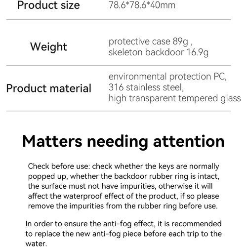 TELESIN Waterproof Case for GoPro HERO1211109 (19)