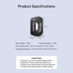 TELESIN Wide-Angle Lens for DJI Osmo Pocket 3 & 4