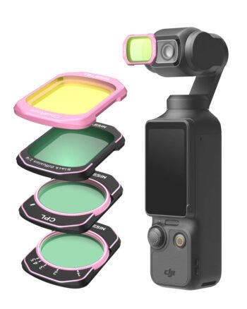 Telesin Pocket 4/3 Filter Kit (VND+ 1/4 Black Mist+Cool Rose+CPL) - S5-FLT-62-TDJ
