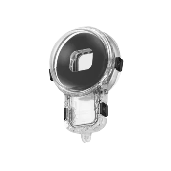 Invisible Dive Case Pro Made for the depths. Capture every detail. Created to boost clarity when shooting underwater. Truly invisible 360 underwater footage. Our class-leading Invisible Dive Case is back and better than ever! Get perfect 360 shots underwater with no blind spots. Seamless perfection. Snap in your X5, dive in, and capture crystal-clear 360 footage. The custom dome design eliminates distortion no matter how deep you go. Explore the depths. Keep recording as deep as 164ft (50m). New Storage Bag. The new quick-dry storage bag is usable both on land and underwater, protects your dive case from bumps and scratches, and can be attached to a Buoyancy Control Device (BCD). Built by Insta360. Tested for the deep. Rigorously tested for optical clarity and durability so you can dive with total confidence. Notes Do not open the dive case while it is wet. After using the dive case in saltwater, clean it as follows: Remove the camera and securely close the dive case. Soak the case in fresh water for 5–10 minutes to prevent residual salt from crystallizing in gaps. These salt crystals will not dissolve in water and can lift the rubber seal and cause water leakage. Rinse gently under a faucet. Never apply a strong water stream from a single direction, as it may cause water leakage. After washing, wipe away any water droplets remaining on the surface with a soft, dry cloth and leave to dry. Ensure there is no sand on the dive case before wiping, as sand may scratch the surface when wiped with a cloth. Do not dry with a hair dryer or any other heat source as it may damage the dive case. Do not clean the dive case with soapy water, neutral detergents, alcohol, or organic solvents (such as thinner or gasoline), as this may degrade its waterproof performance. Do not rinse the inside of the dive case while diving. Rinse it only after you finish diving. After rinsing, dry the lenses and light-blocking cover with a clean, dry towel and leave the dive case open to air dry. Before using it again, make sure it's completely dry and free of water to prevent fogging. To prevent discoloration or staining, avoid contact with cosmetic products such as sunscreen, foundation, and hand cream. Do not store the dive case in a hot or humid environment, particularly hot cars. Store the case in a dry, well-ventilated location. When using Insta360 X5 Satin White underwater, please use the Light-Blocking Covers to prevent flare issues that may occur during underwater shooting.